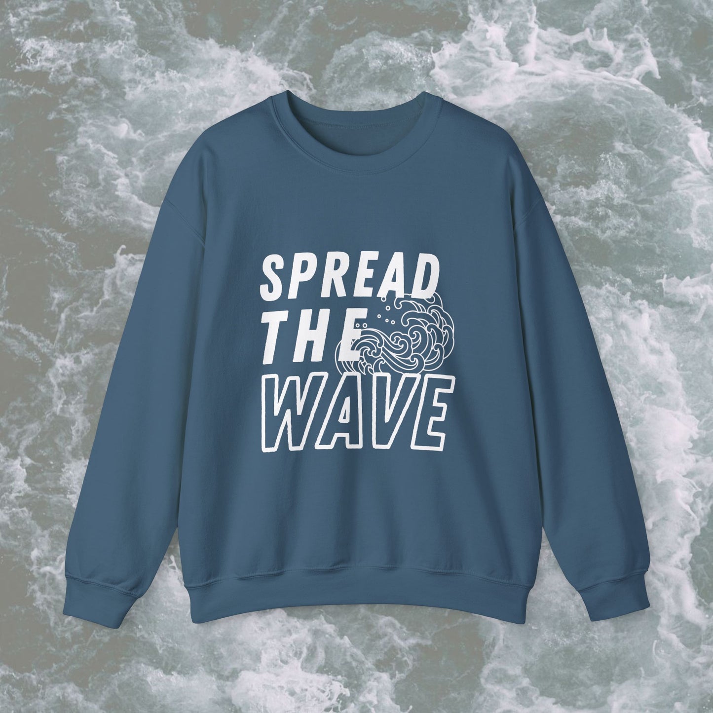 Spread The Wave Unisex Crewneck Sweatshirt