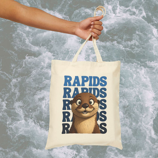 Ollie Rapids Cotton Canvas Tote Bag