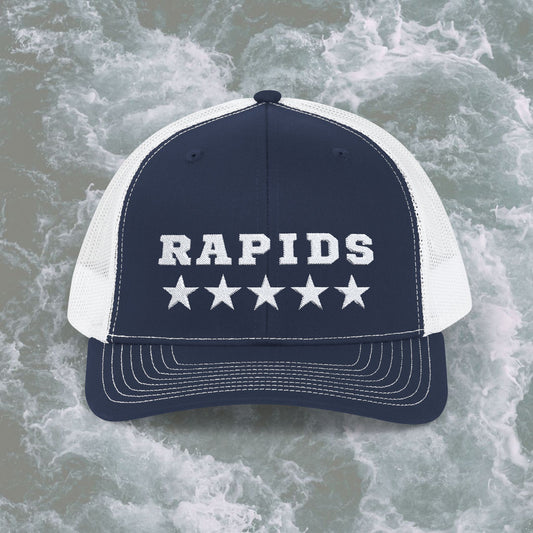 Rapids Embroidered Trucker Cap