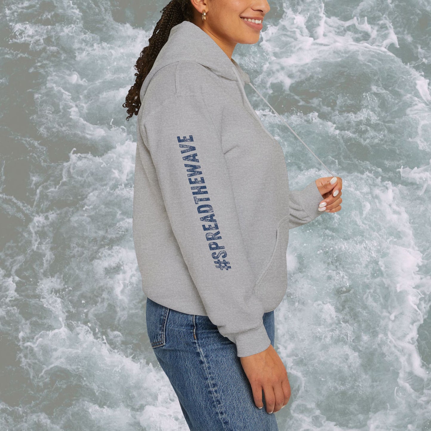 Rapids Ollie Spread The Wave Unisex Hooded Sweatshirt