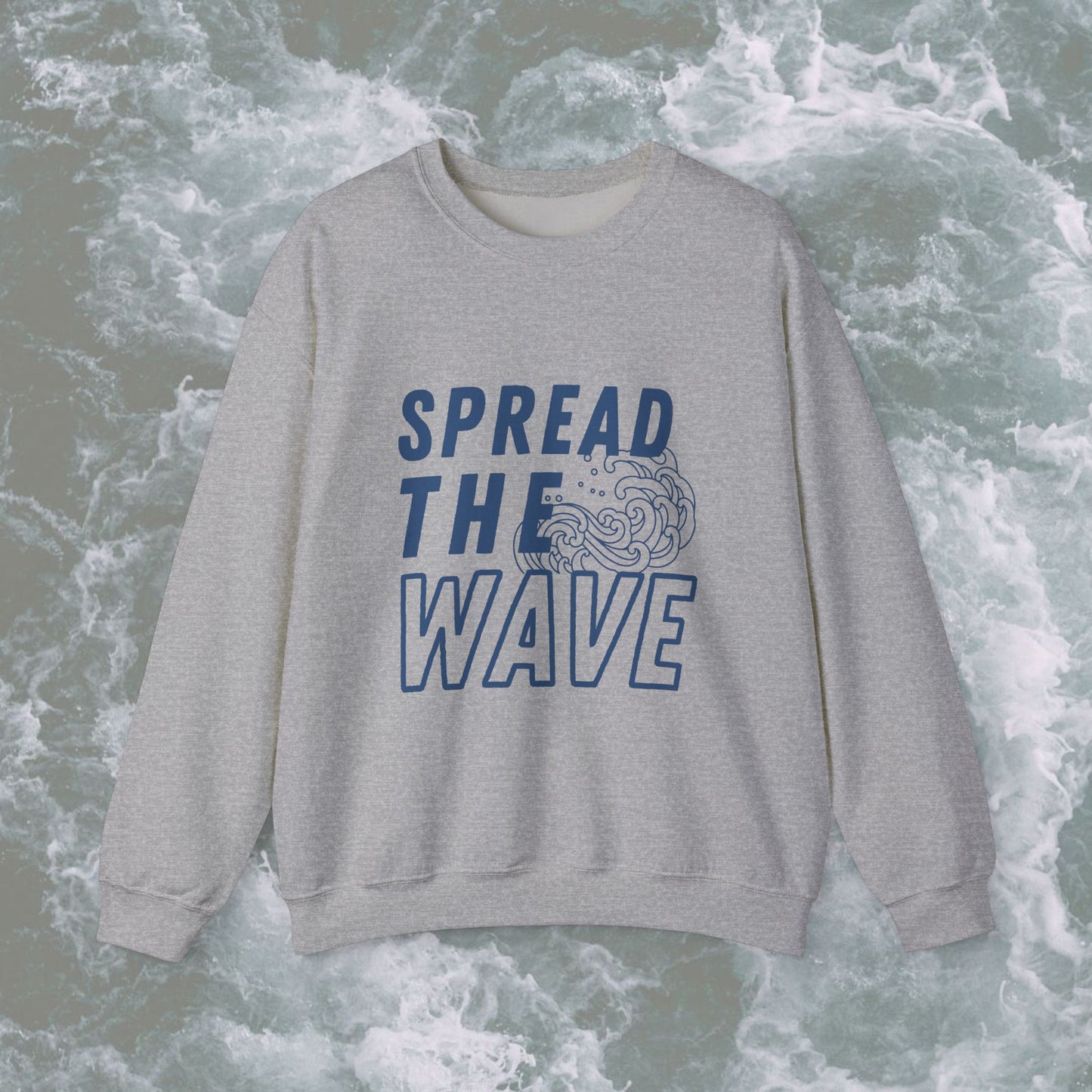 Spread The Wave Unisex Crewneck Sweatshirt