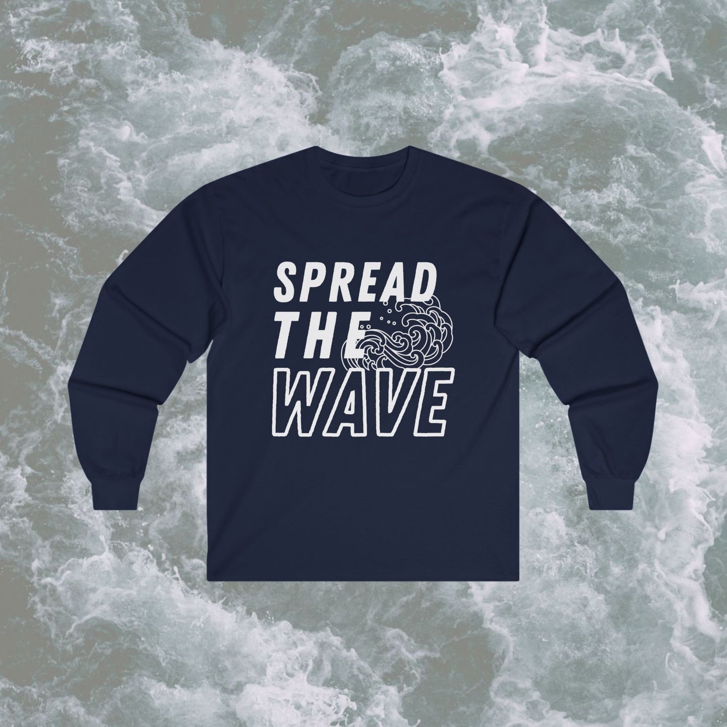 Spread The Wave Unisex Long Sleeve Tee