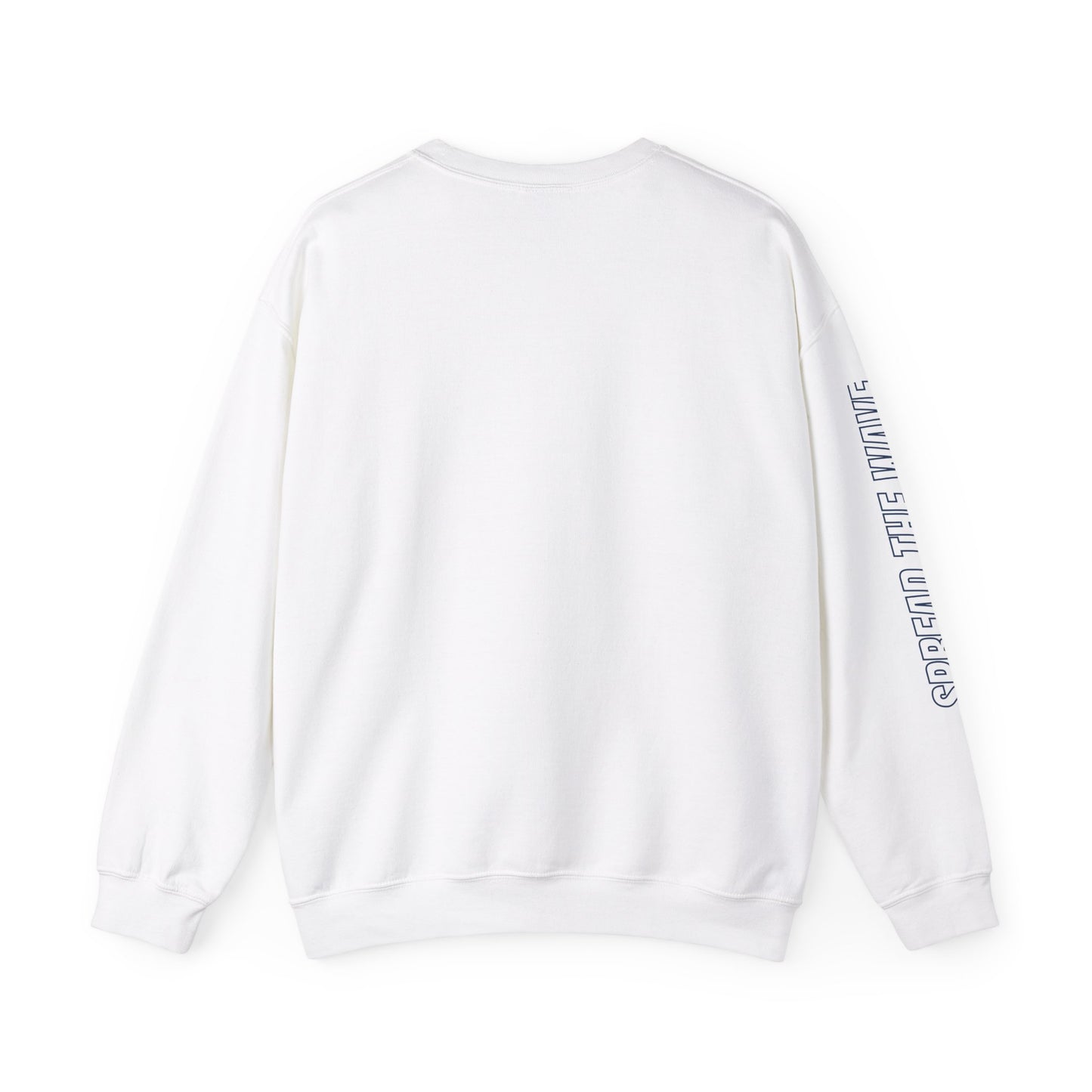 Spread The Wave Sleeve Unisex Crewneck Sweatshirt