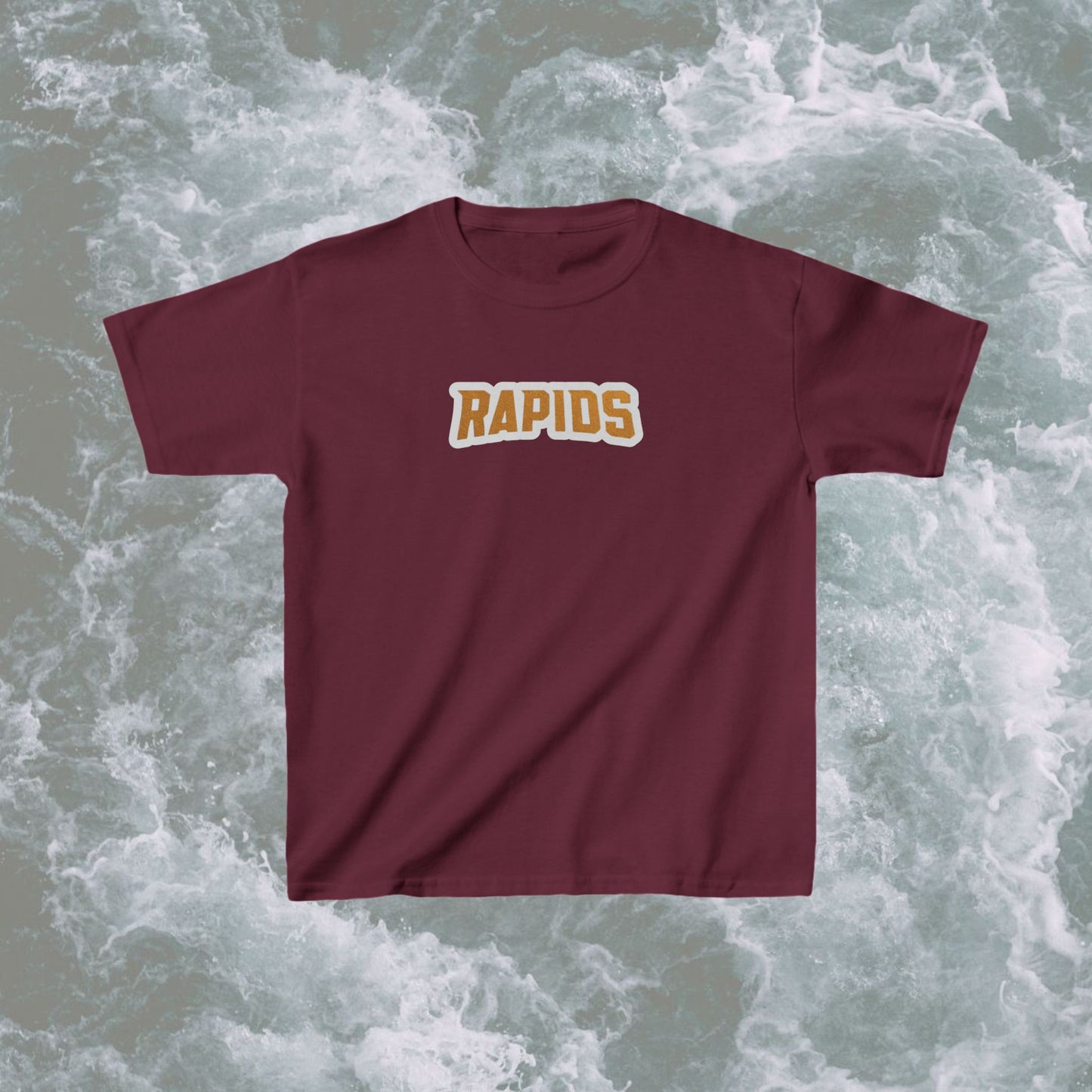 Rapids Text Kids T Shirt