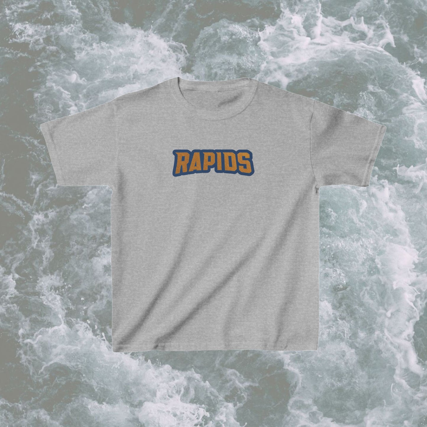 Rapids Text Kids T Shirt