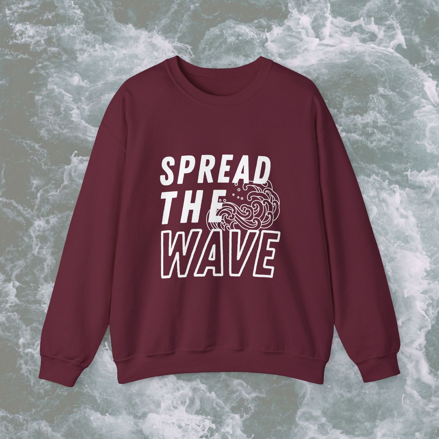 Spread The Wave Unisex Crewneck Sweatshirt