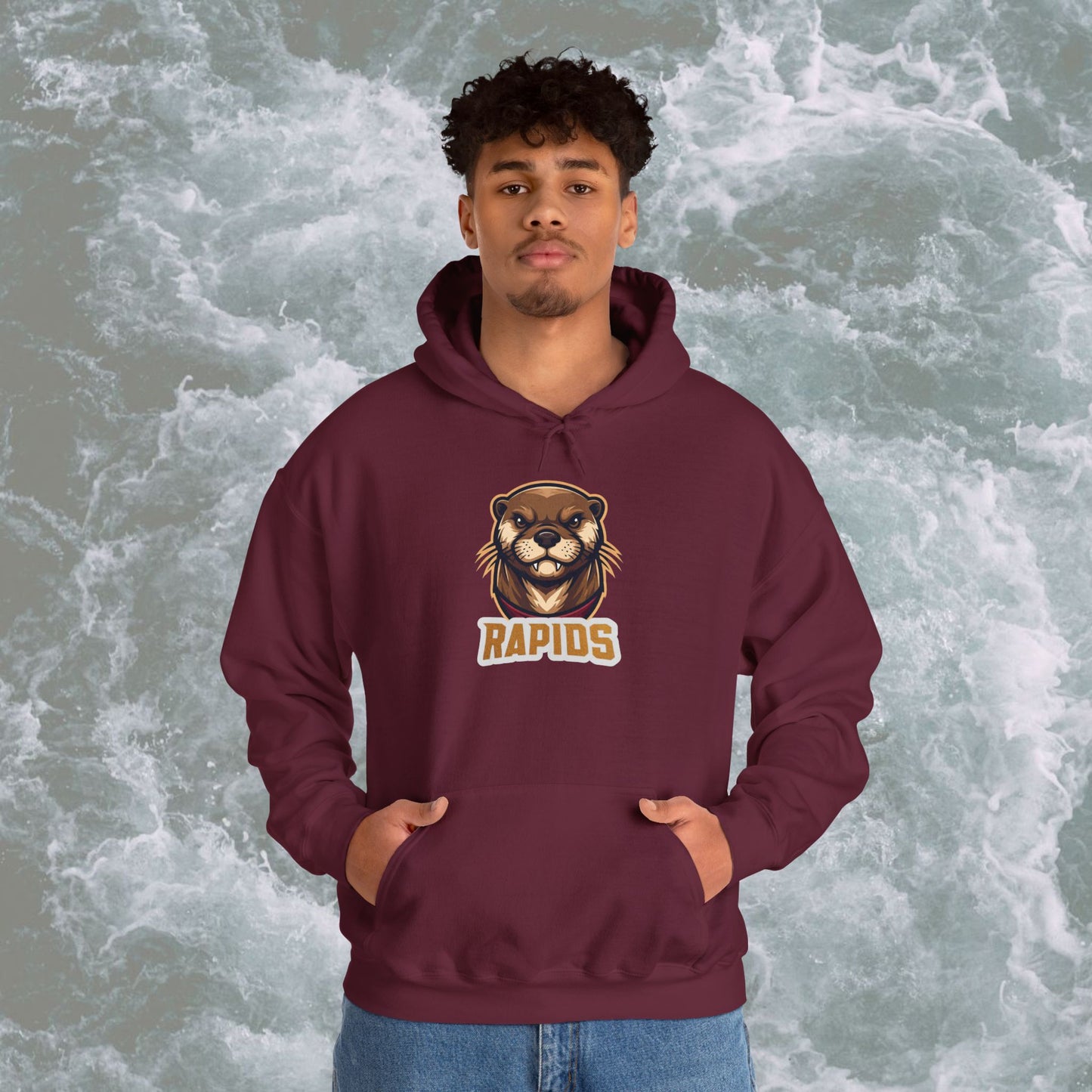 Rapids Text Ollie Unisex Hooded Sweatshirt