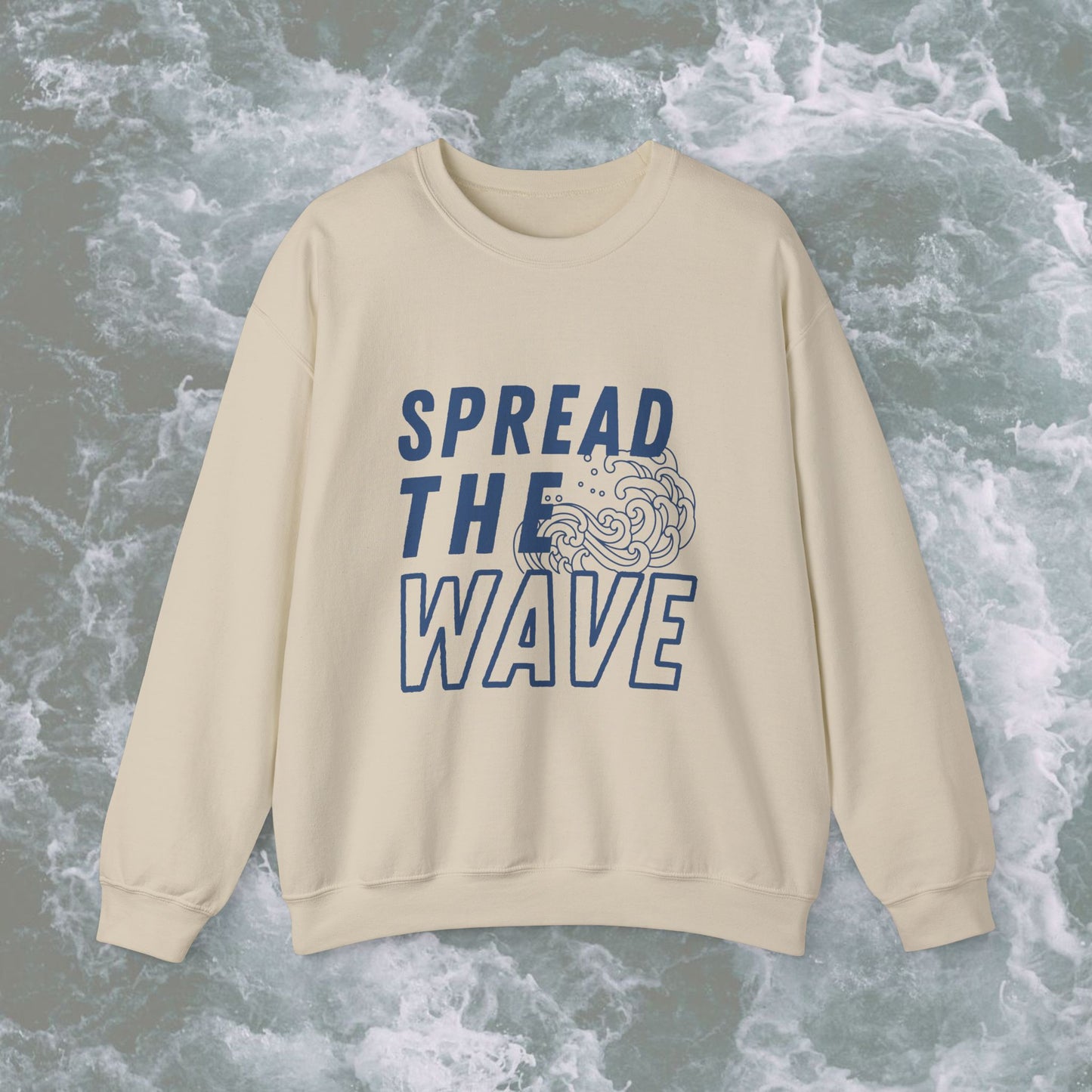 Spread The Wave Unisex Crewneck Sweatshirt