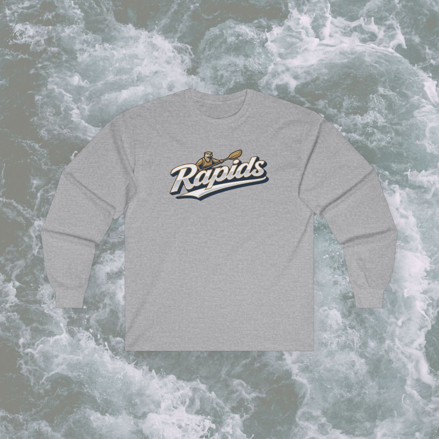 Ollie Kayak Rapids Unisex Long Sleeve Tee