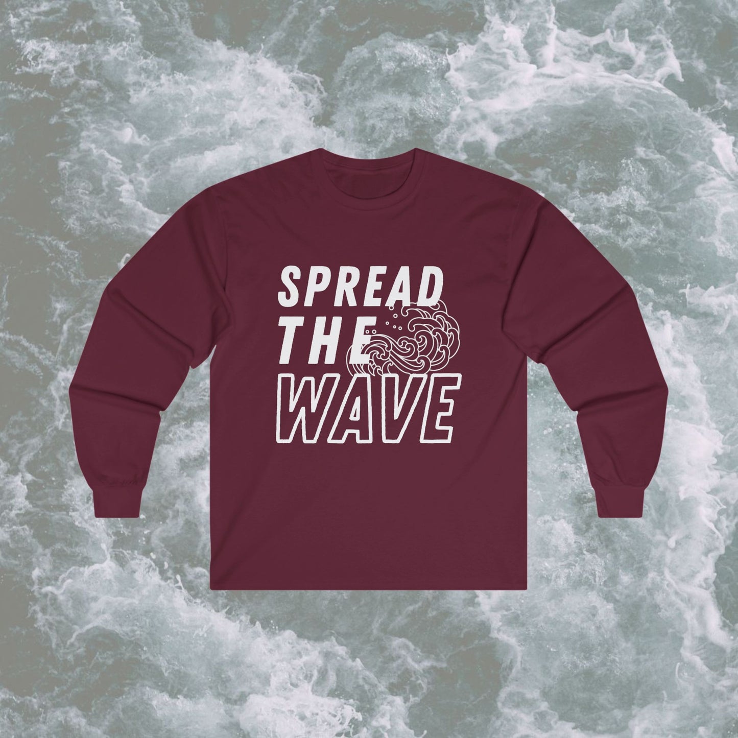 Spread The Wave Unisex Long Sleeve Tee