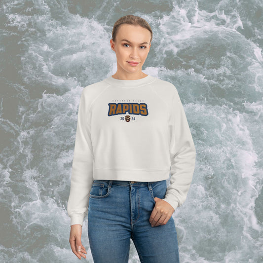 Rapids Women's Cropped Fleece Pullover Sweatshirt