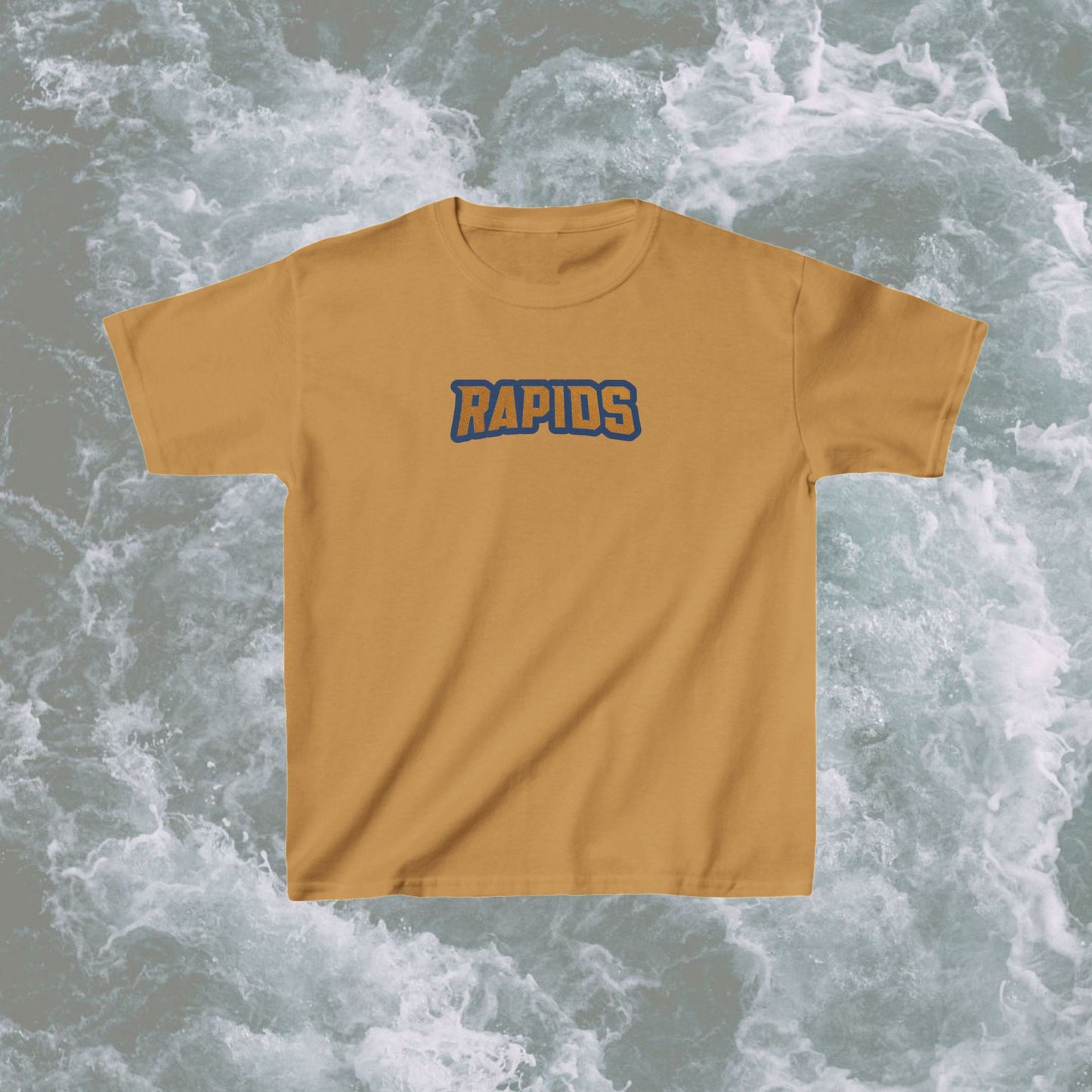 Rapids Text Kids T Shirt