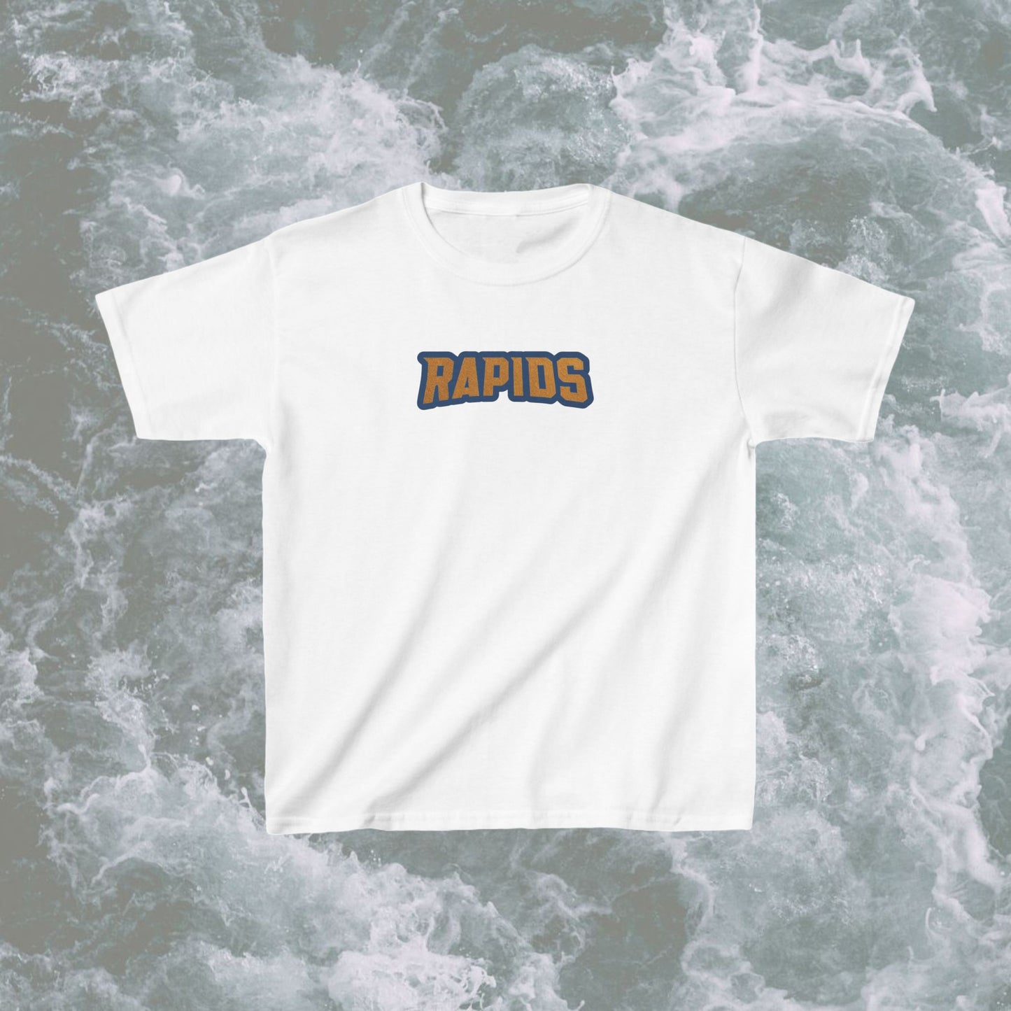 Rapids Text Kids T Shirt