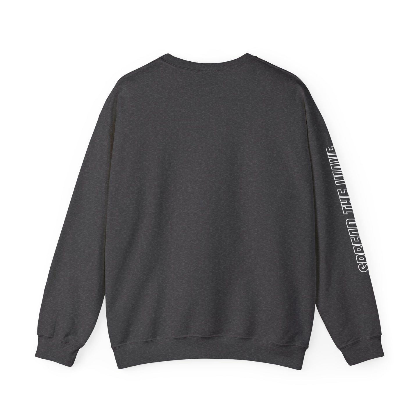 Spread The Wave Sleeve Unisex Crewneck Sweatshirt