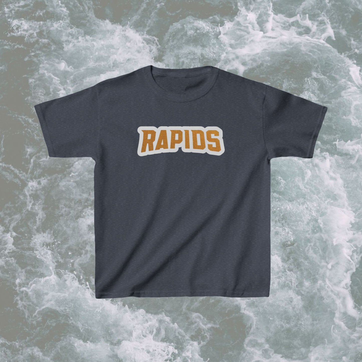 Rapids Text Kids T Shirt