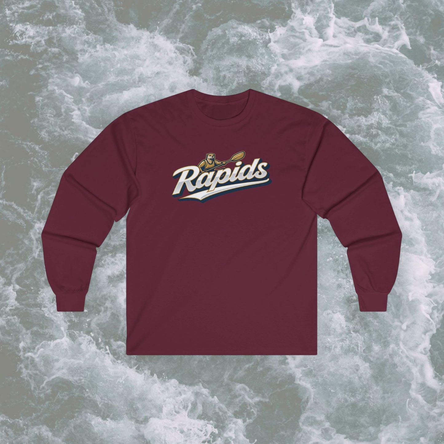 Ollie Kayak Rapids Unisex Long Sleeve Tee