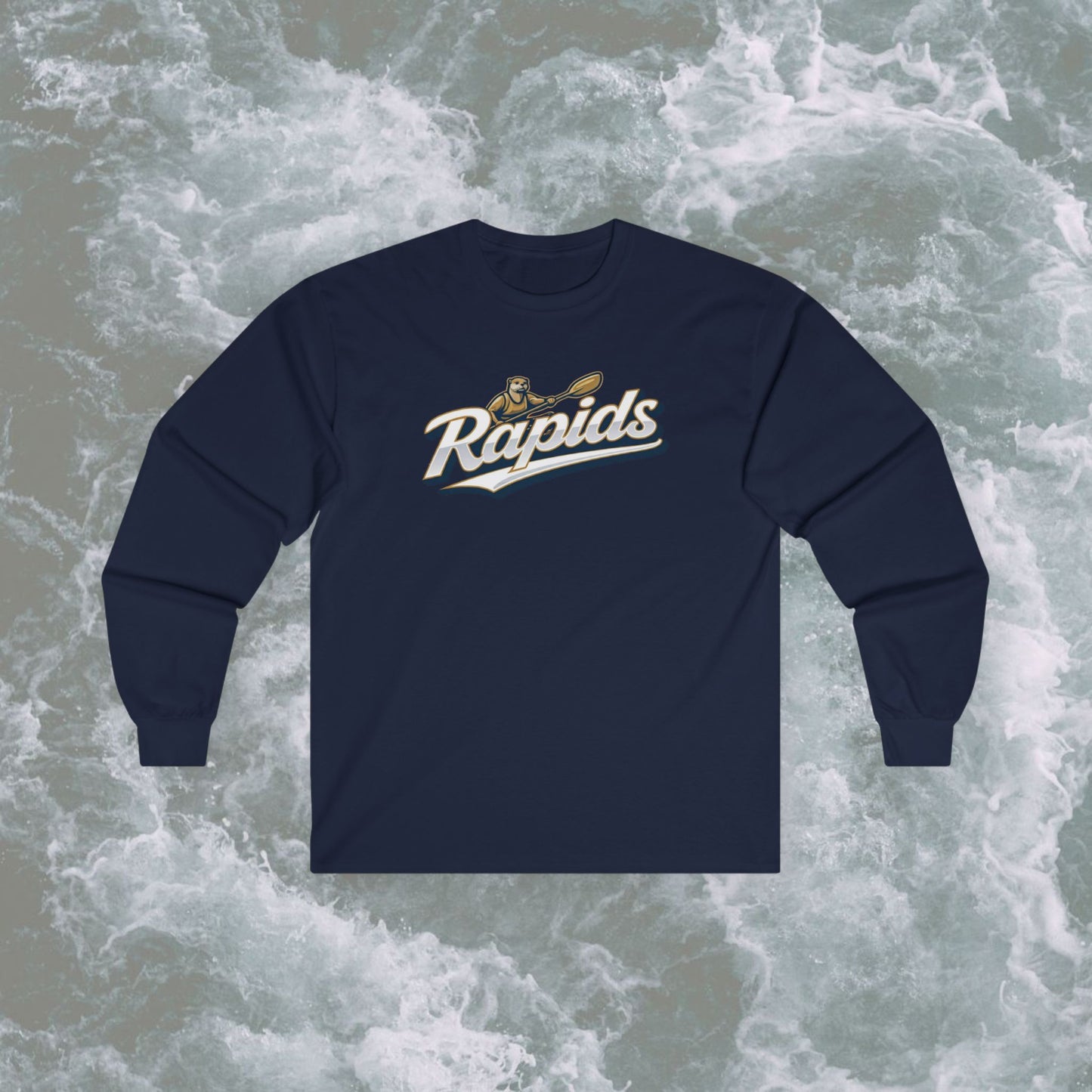 Ollie Kayak Rapids Unisex Long Sleeve Tee